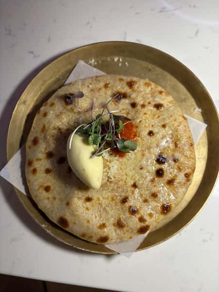 Charred Pepper Cheese Kulcha