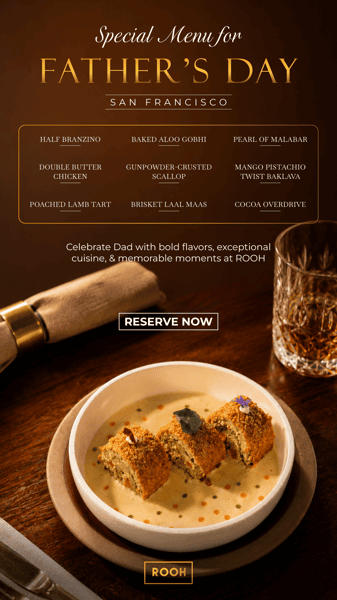 Rooh San Francisco Father's Day Special