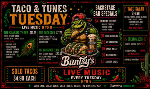 Taco N Tunes Tuesday
