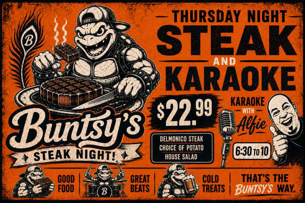 Thursday Steak And Karaoke
