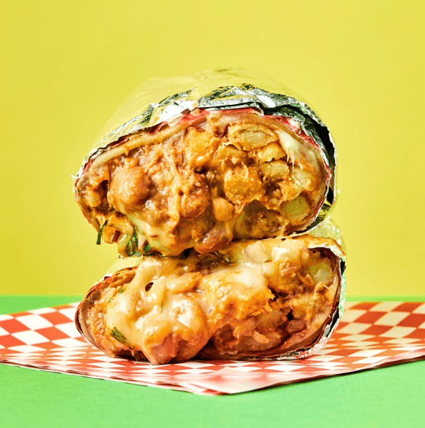 Cali Frijoles Y Queso Burrito