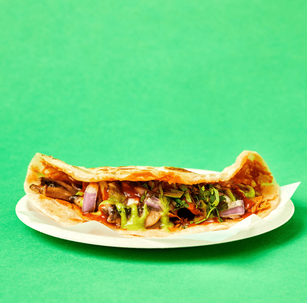 Champiñones Quesadilla