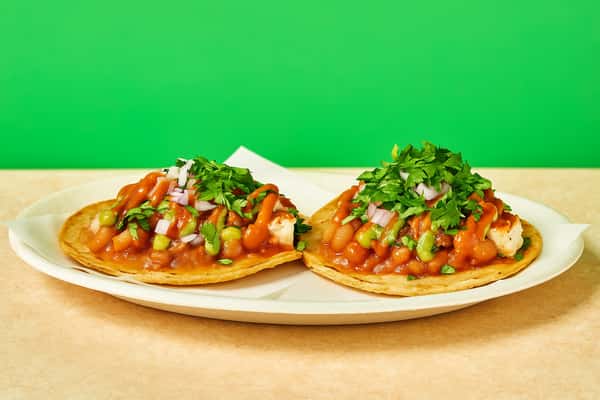 2 Frijoles Y Queso Tacos