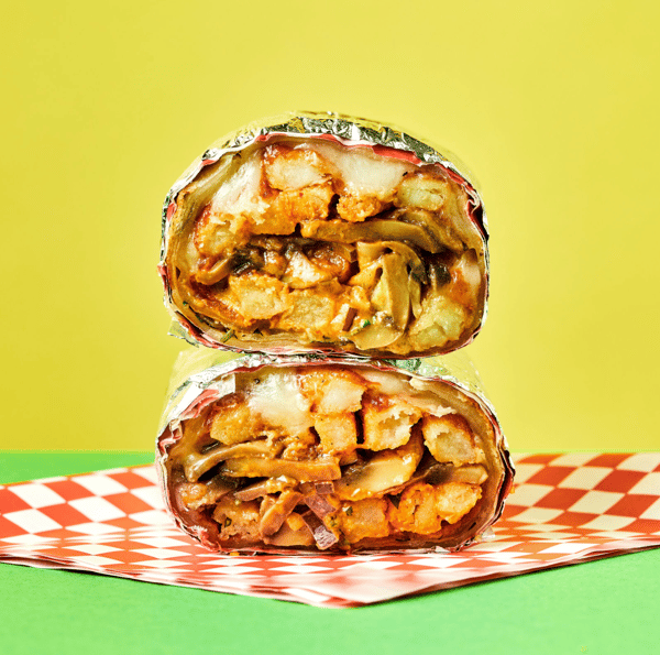 Cali Champiñones Burrito