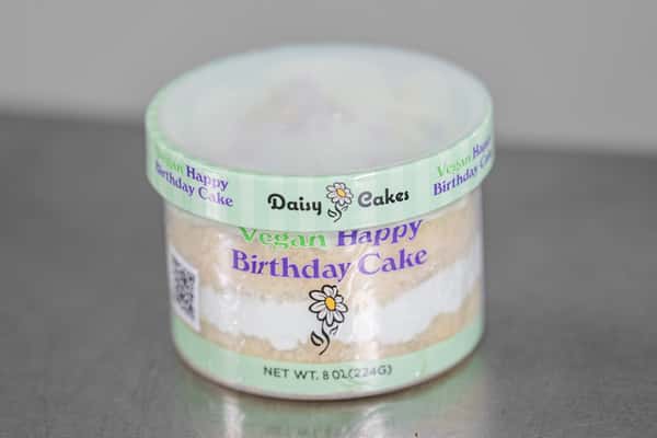 Daisy's Vegan Happy Birthday Minikins