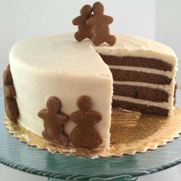 Spiced Gingerbread & Eggnog Cake