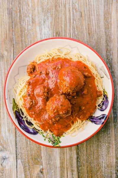 spaghetti and meatballs