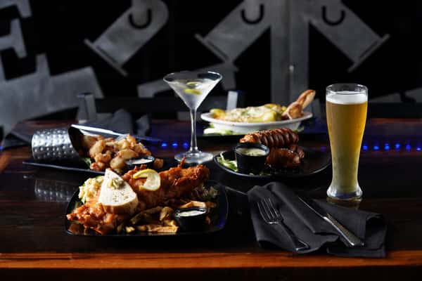 menu items and drinks
