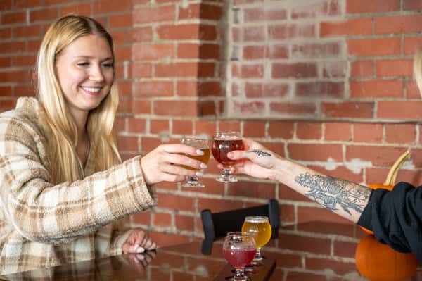 friends toasting