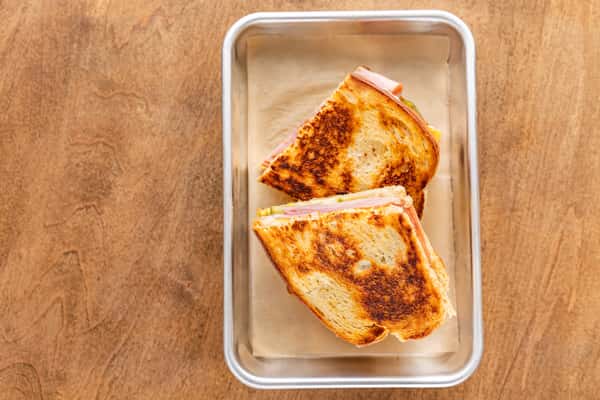 Grilled Ham Egg & Cheese