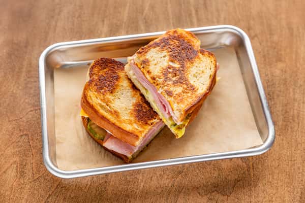 Grilled Ham And Cheeses Sandwich