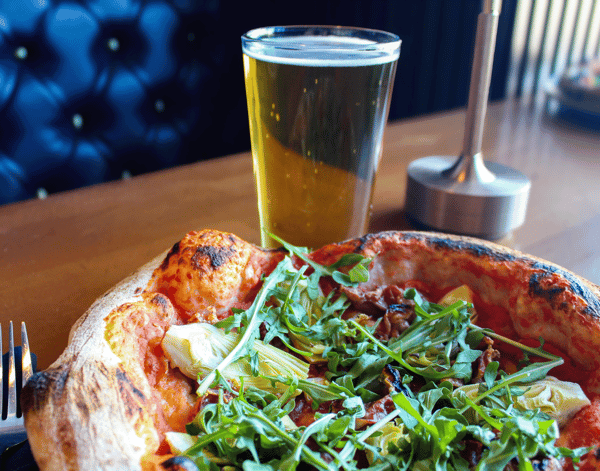 Proscuitto Arugula and Carcofi