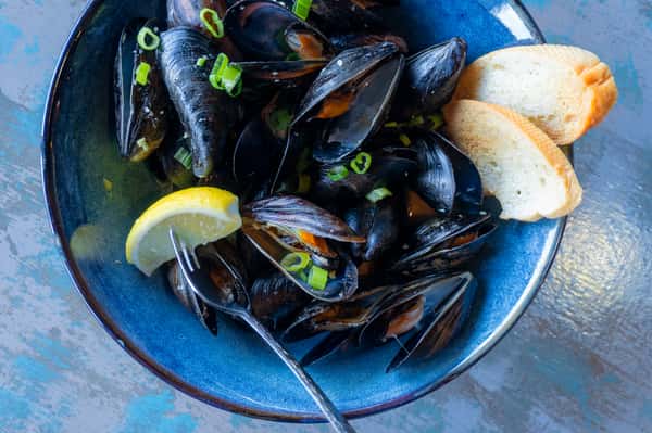 Wharf Style Mussels
