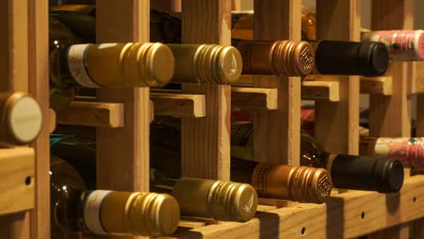 Wine in Rack