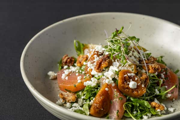 Poached Fig Pecan from a River View Bistro
