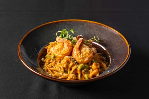 Lobster And Prawns Linguine Pasta