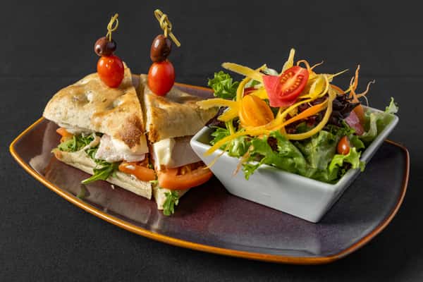 Chicken Caprese Sandwich from a River View Bistro