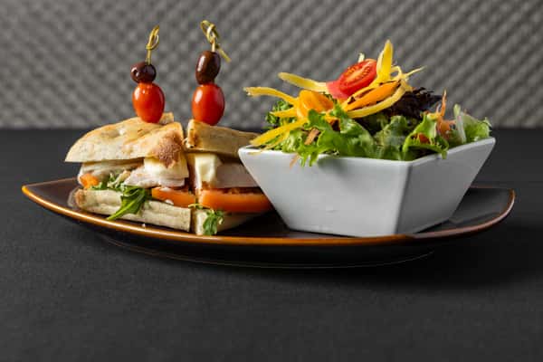 Chcken Caprese Sandwich from a River View Bistro
