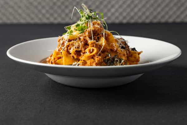 Wild Boar Ragu from a River View Bistro
