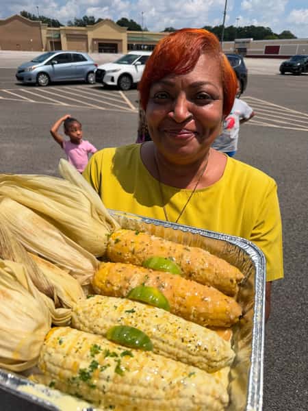 🌽💛 LOOK WHO CAME TO GET SHUCKED! 💛🌽

We love seeing our customers smiling with a tray FULL of Aww Shucks goodness! 😍🔥 Shoutout to Doris Bentley for stopping by and showing us some love!

It’s SOUL FOOD SUNDAY and Aww Shucks is serving up those fire-roasted, flavor-loaded ears you’ve been craving! 🌽😋

📍 7201 Aaron Aronov Dr., Fairfield, AL
⏰ Aww Shucks: 12–4 PM TODAY
🚨 Come early and get yours while it lasts!

Good food. Good people. Good Sunday vibes. 💛
Come get SHUCKED! 🌽🔥

#AwwShucks #SoulFoodSunday #BirminghamFoodTrucks #FairfieldAL #FireRoastedCorn #BirminghamEats #SupportLocal
