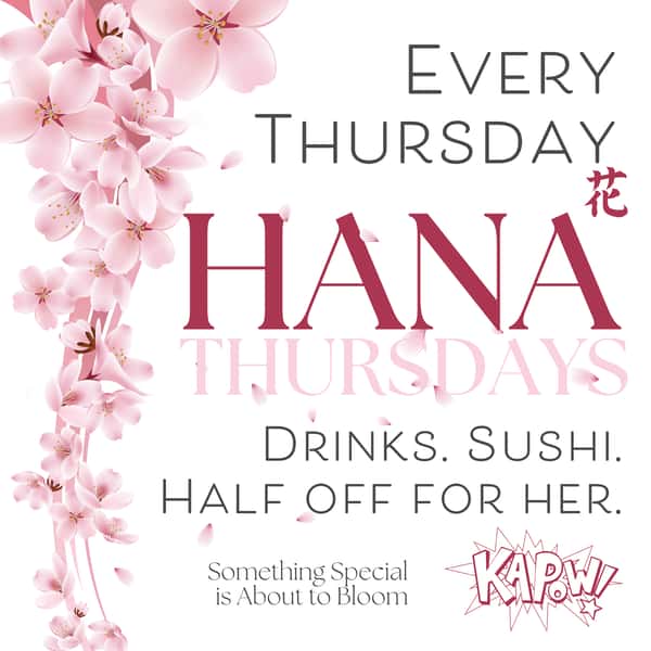Hana Thursdays Ladies Night
