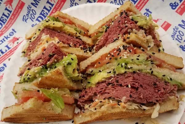 54. Corned Beef Or Pastrami Reuben