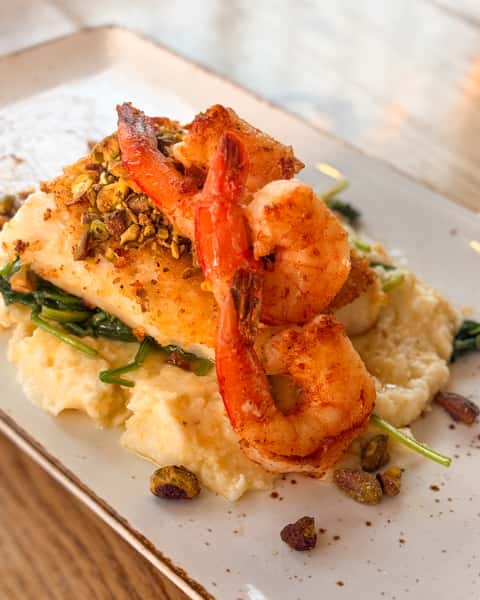 Panko Crusted Sea Bass
