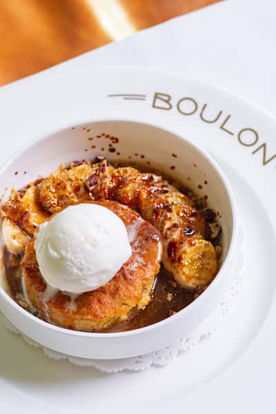 BANANAS FOSTER BREAD PUDDING