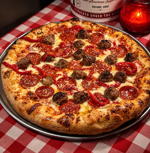 Pepperoni, Italian Sausage, Roasted Red Pepper
