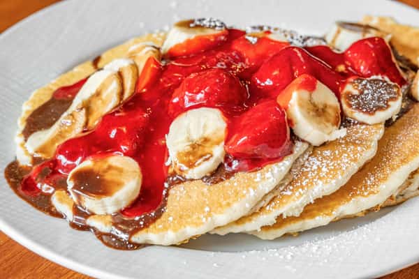 nutella pancakes - breakfast in Chicago