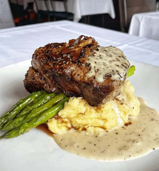 Peppercorn Encrusted Filet Mignon
