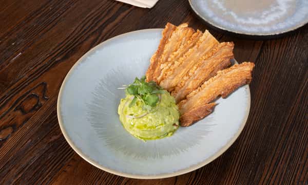 Chicharron Planchado & Guac