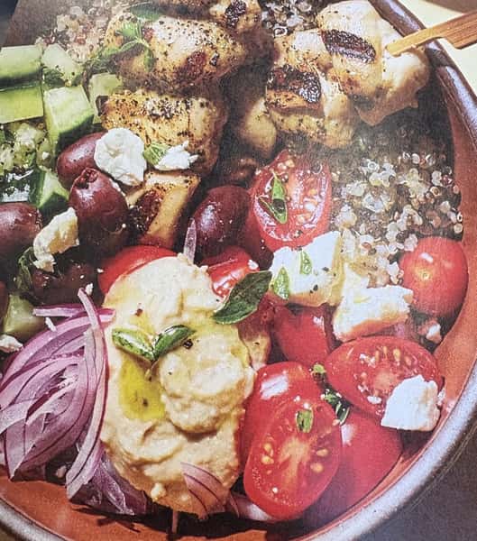Chicken Skewers & Quinoa