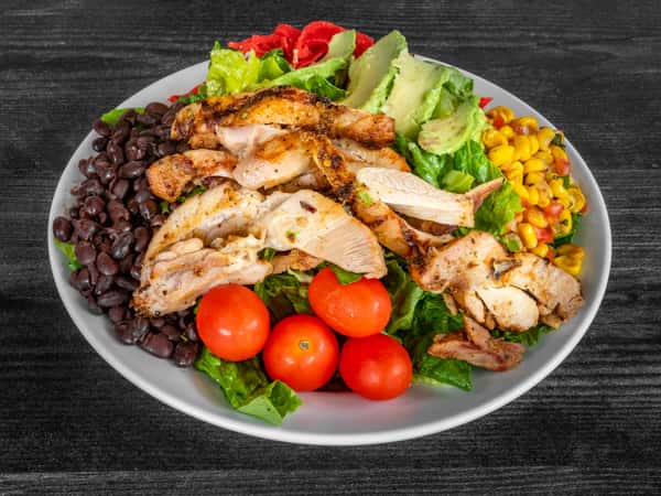 chicken tostada salad