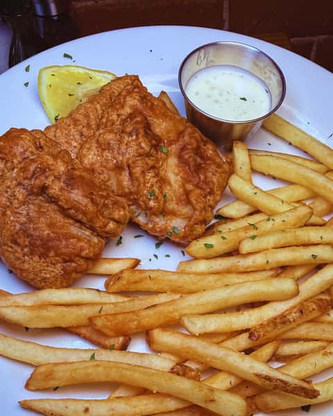Alaskan Cod Fish and Chips