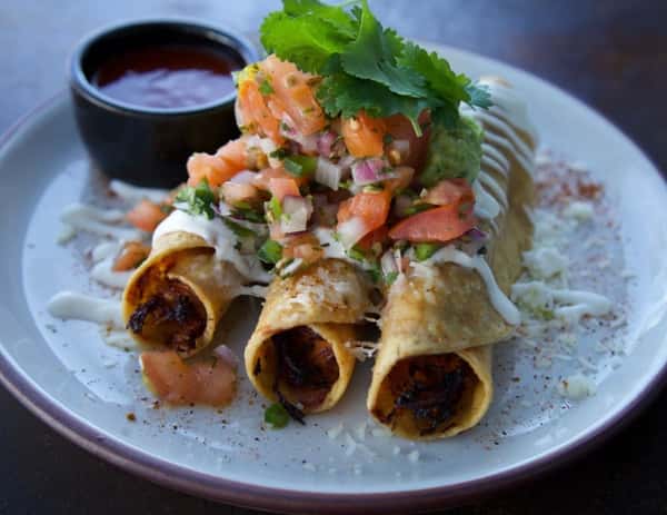 Chicken Rolled Tacos