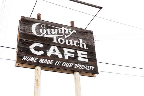 sign outside