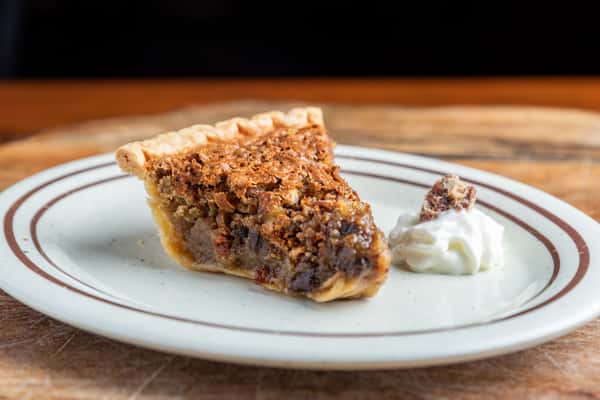 Buried Hatchet Chocolate Pecan Pie