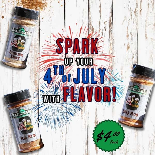 The perfect addition to your Grill this 4th of July! Come by and grab a seasoning for whatever you might be cooking up ribs, burgers, bbq, or fajitas! We have the spice for you and at only $4 each it's an easy grab.