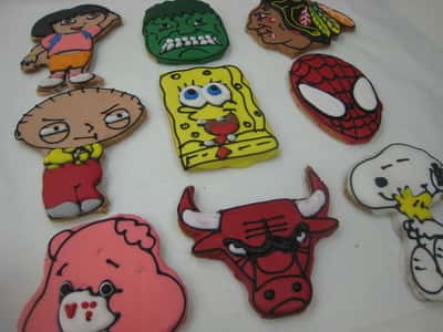 various custom cookie
