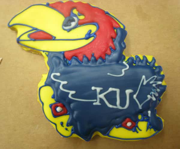 KU custom cookie