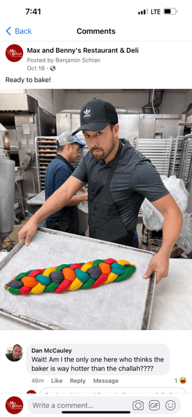 Rainbow Challah (pre-baked)