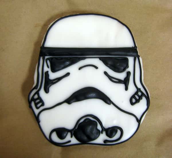 storm trooper custom cookie
