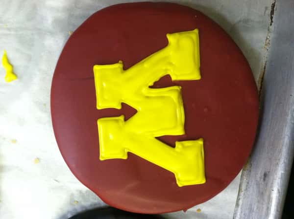 Washington Commanders custom cookie