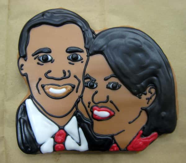 Obamas custom cookie