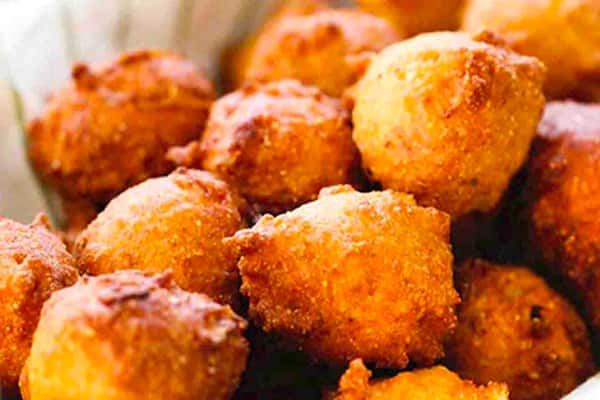 Basket of Hush Puppies