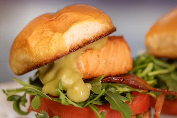 Salmon Sliders