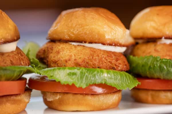 Crab Cake Slider Trio