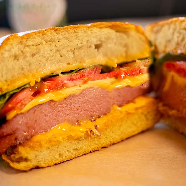 Smoked Bologna Sandwich