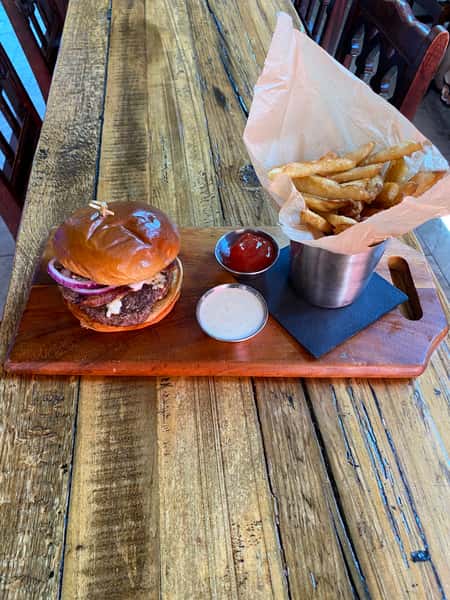 Bleu Bacon Burger